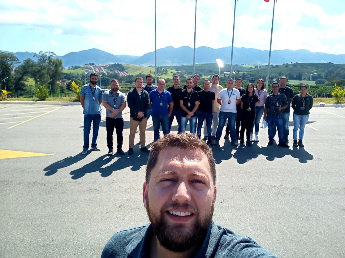 Group standing outside