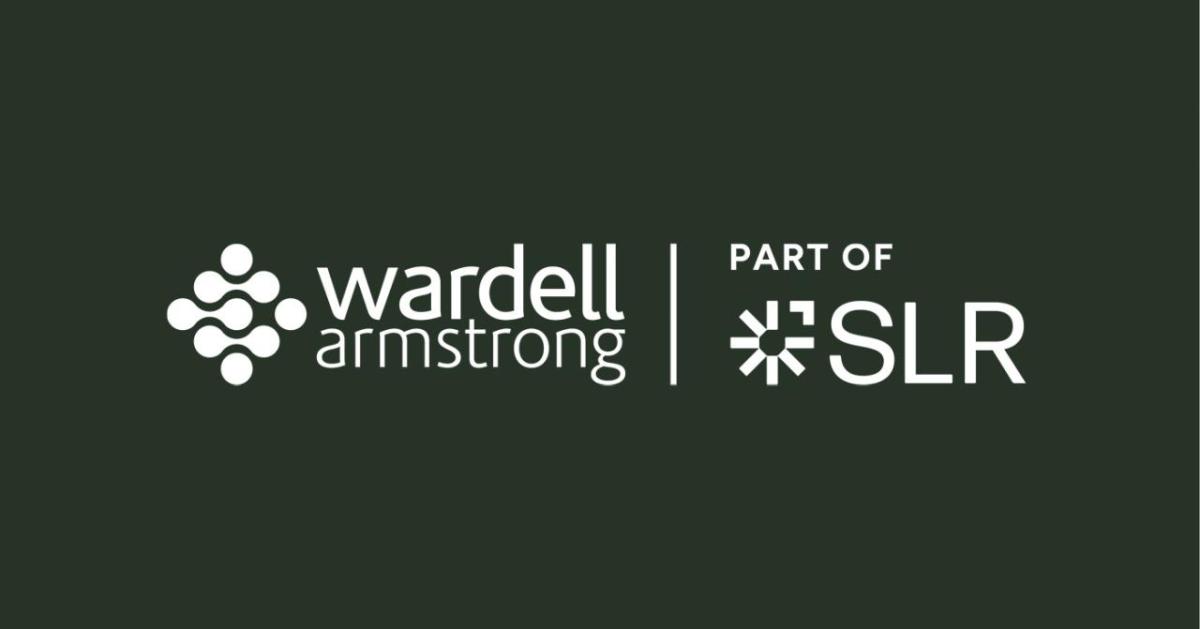 Wardell Armstrong, part of SLR Logo featuring Wardell Armstrong and SLR
