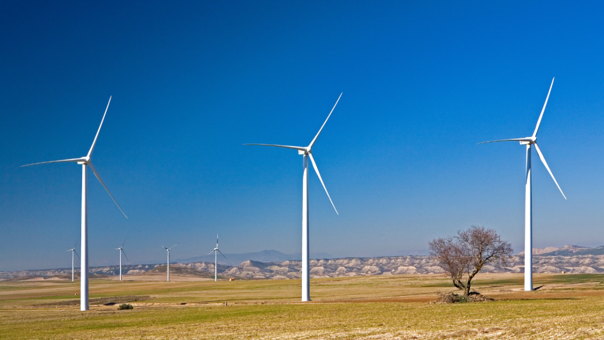 wind turbines