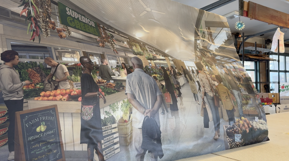 Produce Arcade rendering.