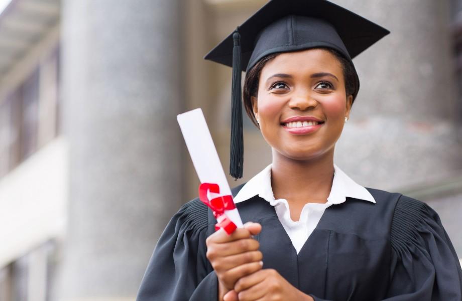 person holding a diploma