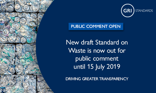 Draft GRI Waste Standard out for public comment