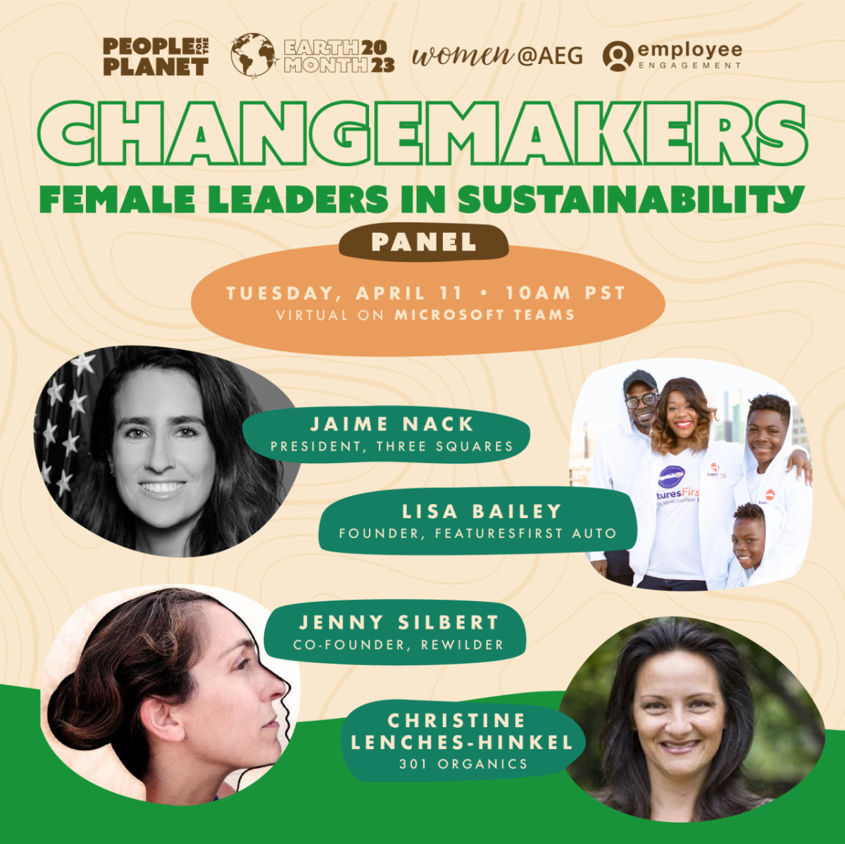 AEG's "Changemakers: Women in Sustainability" panel