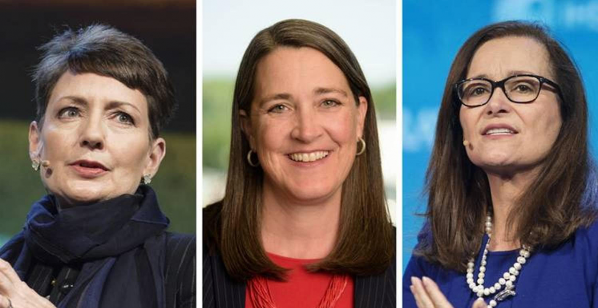 Women are CEOs of five utility companies in the S&P 500, including, from left, Lynn Good of Duke Energy; Patricia Poppe of CMS Energy and PG&E’s Geisha Williams. PHOTO: F. CARTER/Wall Street Journal