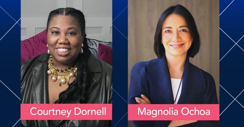 Otis colleagues Courtney Dornell and Magnolia Ochoa recognized as Women on the Rise award recipients by Paradigm for Parity® Photo portraits of Courtney Dornell and Magnolia Ochoa