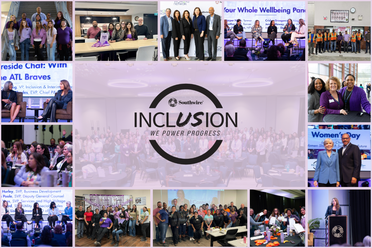 Collage of photos from Southwire's Women's Day event