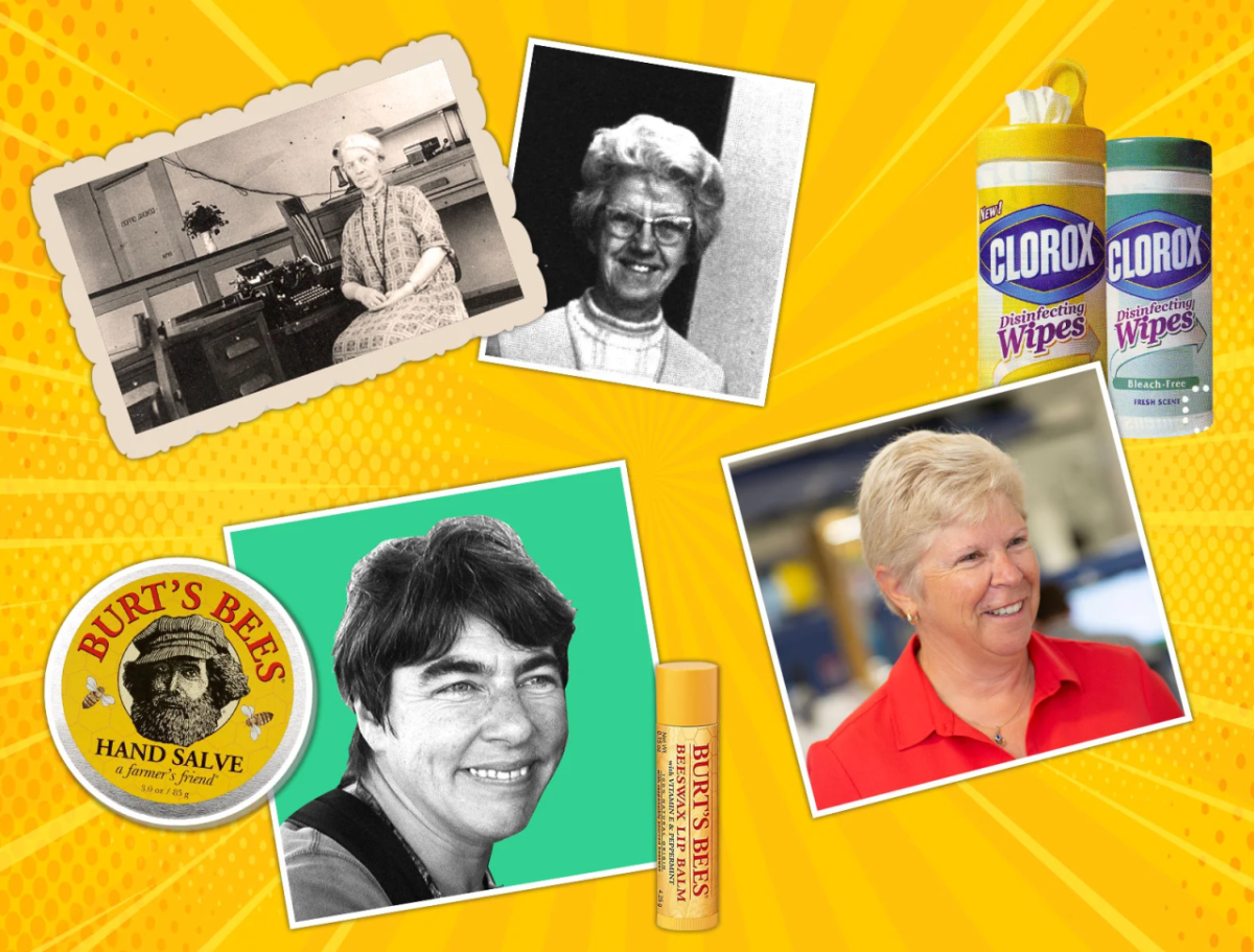 Some of the women who have played a key role in the company’s history (pictured clockwise from top): Annie Murray, Hazel McClure, Denise Garner and Roxanne Quimby. " "