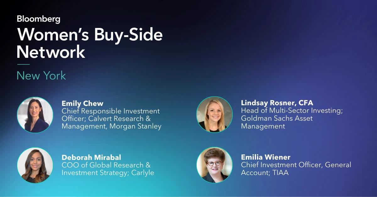 Bloomberg Women's Buy-Side Network New York. Profile of four leaders.