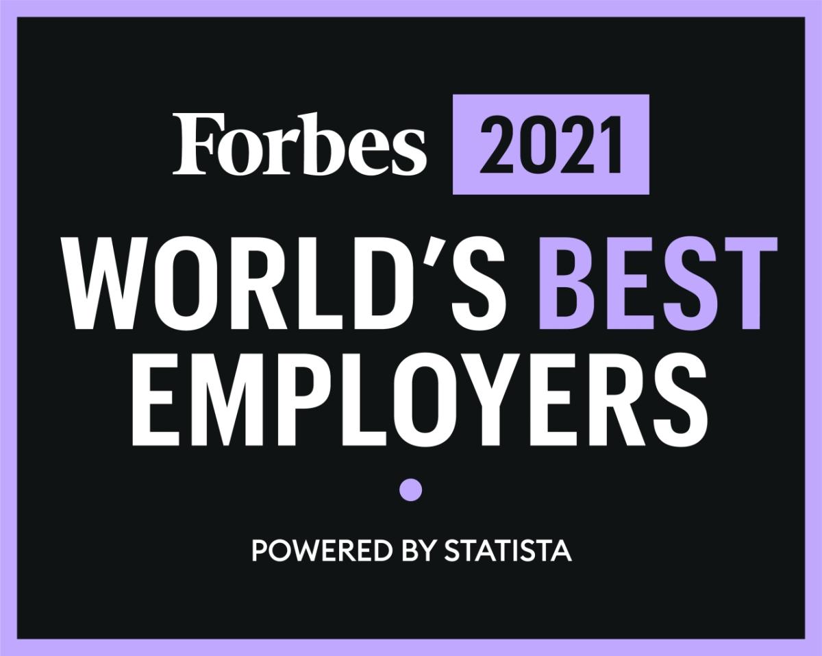 World's Best Employers Forbes 2021 Logo