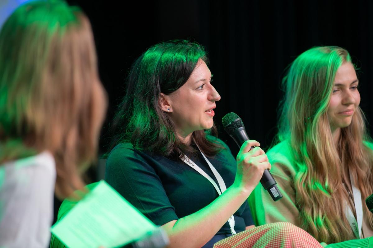 Carolina van Loenen, Director of Stakeholder Engagement at Cascale speaking at the ZDHC Convention Week & Impact Day 2025