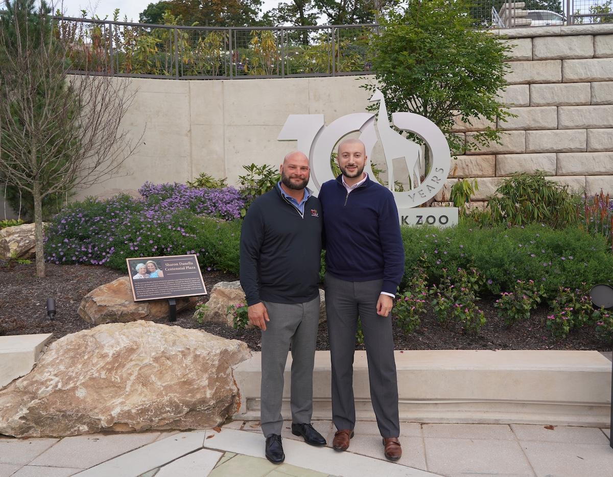 KeyBank representatives shown at the Zoo.
