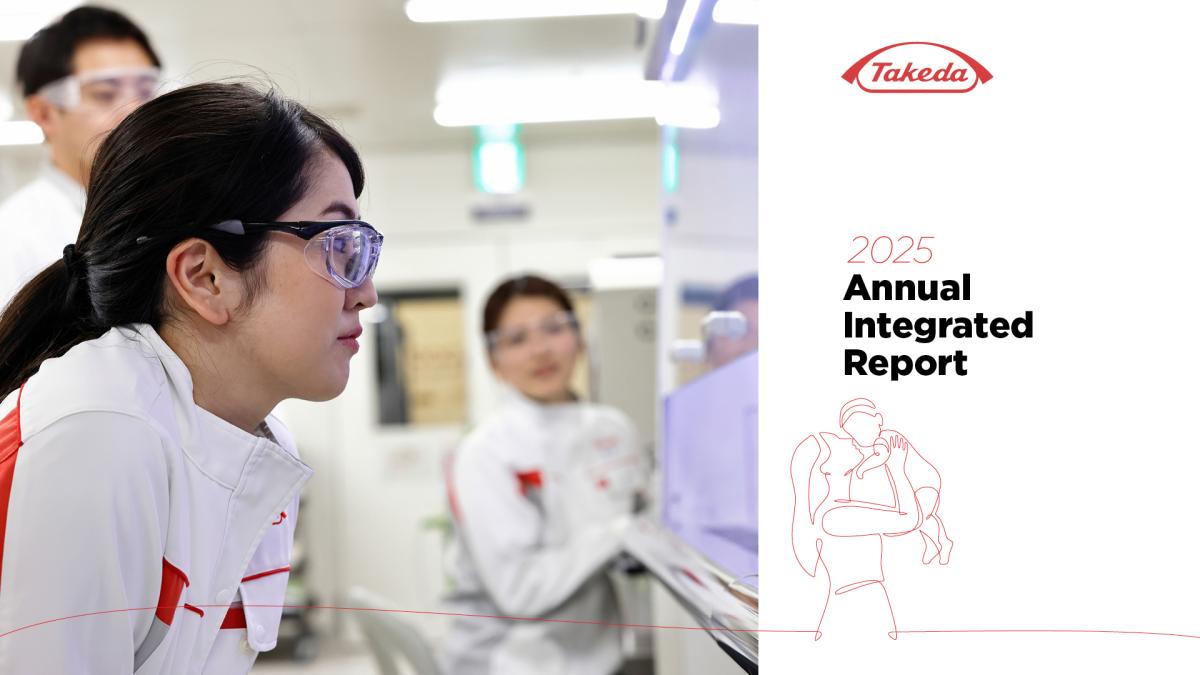 Takeda 2025 Annual Integrated Report cover