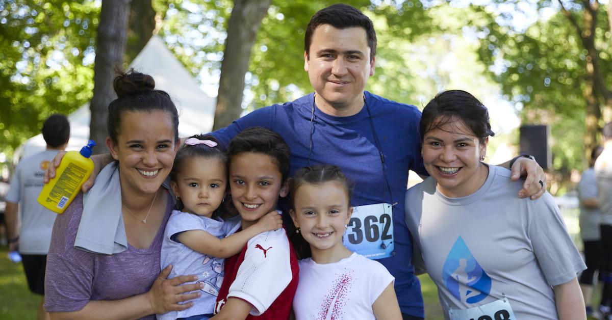 Miguel Cardenas and his family