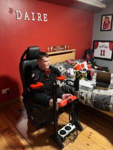 Daire with the gaming rig