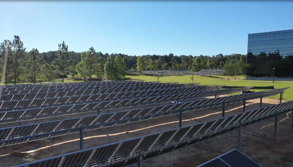 Photo of solar array.