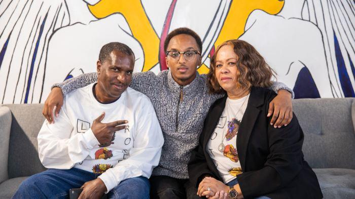 Dougsiyeh’s parents Muktar and Rayleen Dougsiyeh support their son’s dreams Credit: ​​Cliff Robinson
