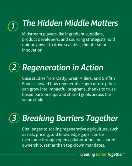 1. The Hidden Middle Matters 2. Regeneration in Action 3. Breaking Barriers Together