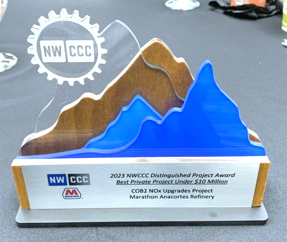 The 2023 NWCCC Distinguished Project Award.