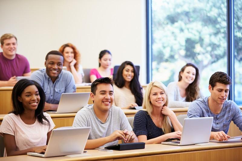 students in classroom