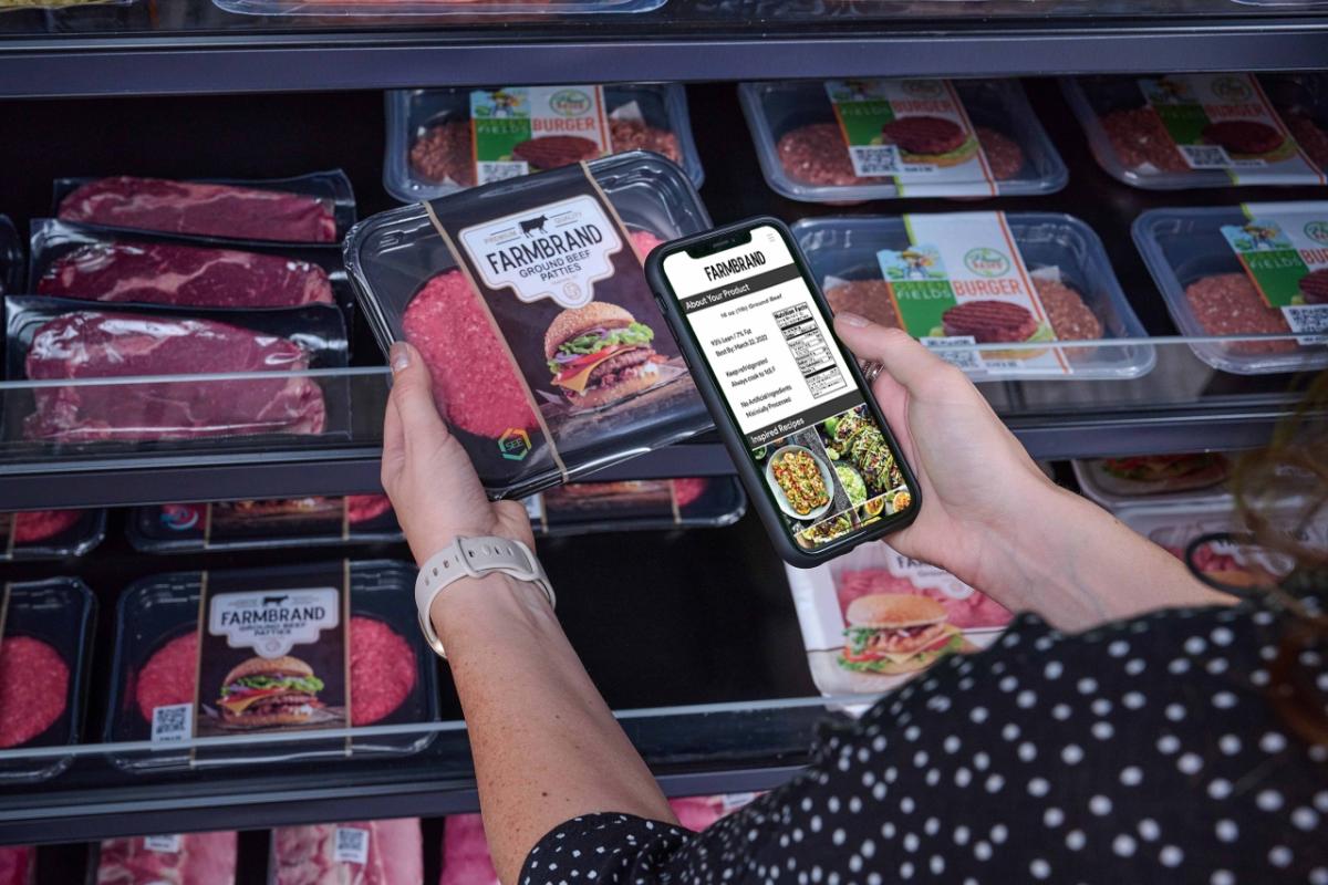 Digital technology provides transparency into operational data and traceability of products. Grocery store packaging