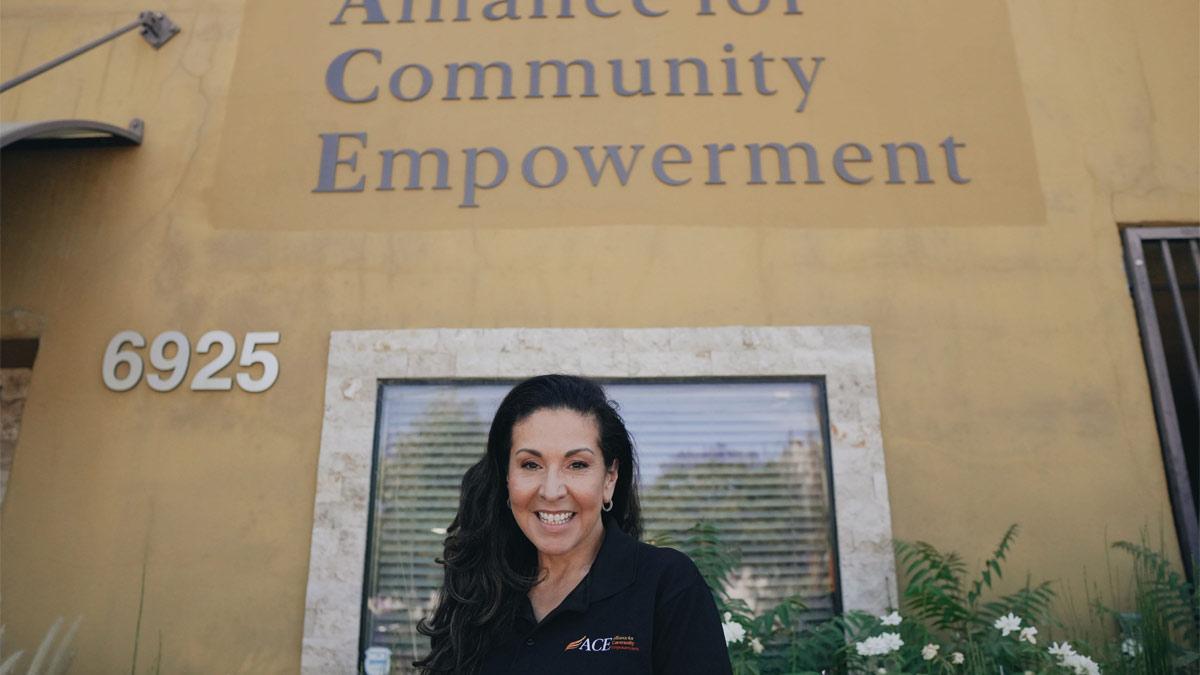 Michelle Miranda is the founder and CEO of Alliance for Community Empowerment, which assists people in low-income communities. Michelle Miranda is the founder and CEO of Alliance for Community Empowerment, which assists people in low-income communities.