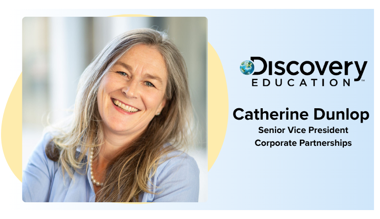 "Catherine Dunlop, Senior Vice President, Corporate Partnerships" with headshot
