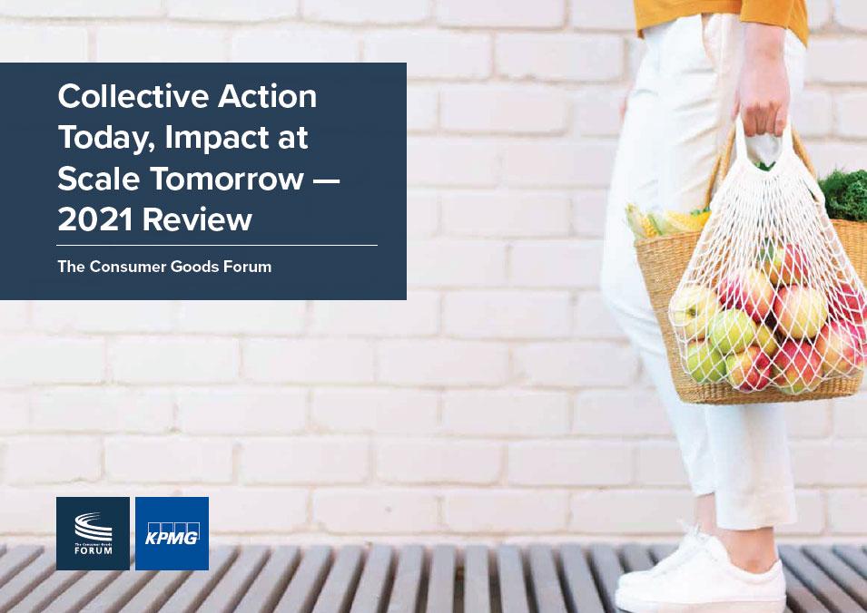 "Collective action today, impact at scale tomorrow – 2021 review" report cover
