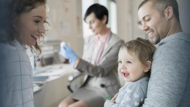 child at a doctor appointment