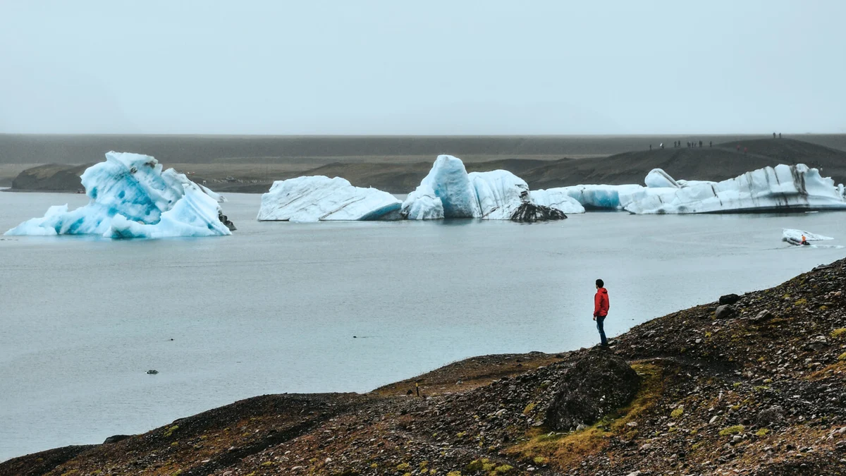 melting icebergs