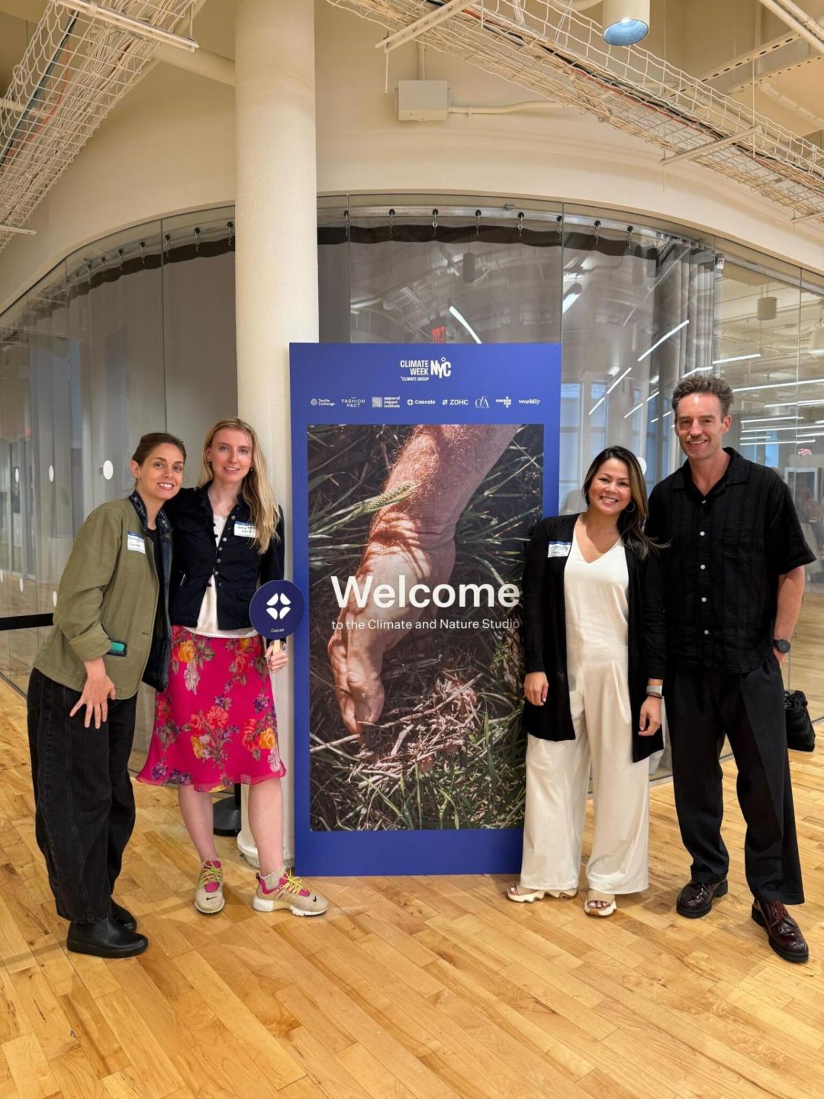 At Climate Week NYC, eight leading fashion organizations joined forces to present the Climate and Nature Studio, a collaborative platform designed to accelerate progress on climate, labor, and nature impact across the sector.