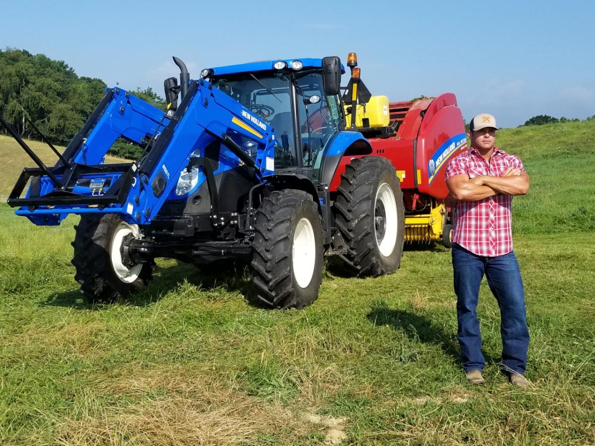 Matt Hagan, a first generation beef farmer has first-hand experience of how New Holland Is helping his beef farm become more sustainable.