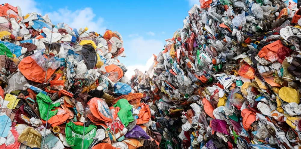 Colorful feedstock bales