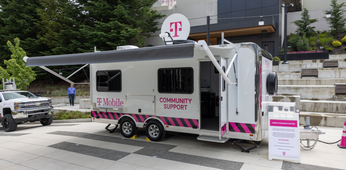 T-Mobile’s new Mobile Command Center allows both T-Mobile incident responders and regional support to mobilize, coordinate efforts and ultimately support the community in a quicker, more efficient method.