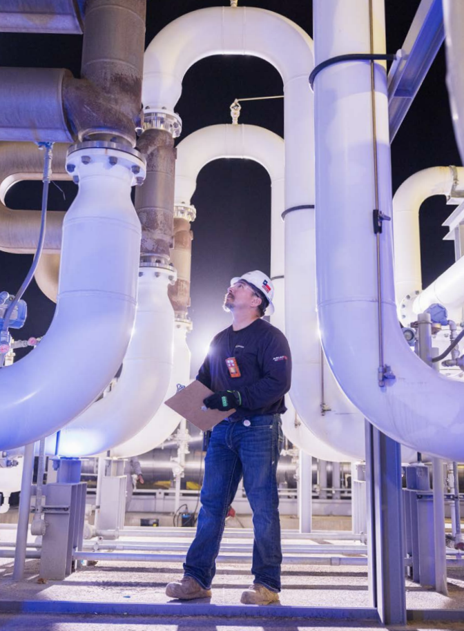 Compressor units in the gas transmission system