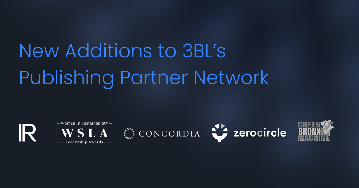 New Additions to 3BL's Publishing Partner Network