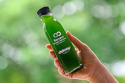 Doloop rPET beverage bottle.