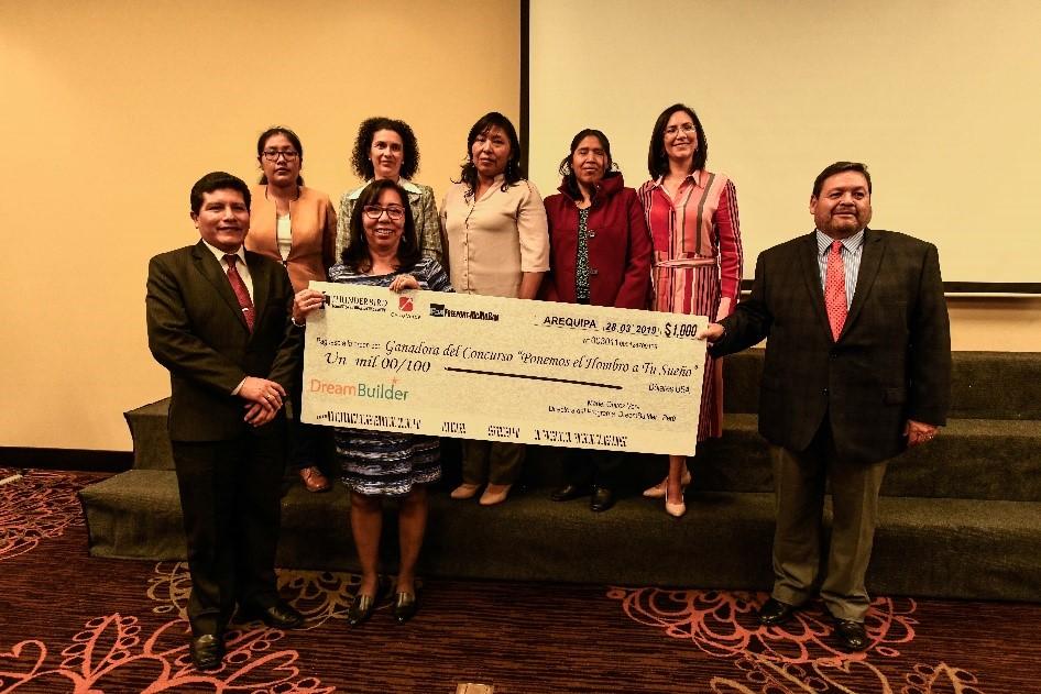 Six women who graduated from DreamBuilder stood out for their innovative ideas. Each one received a grant of $1000 to make their dream come true.