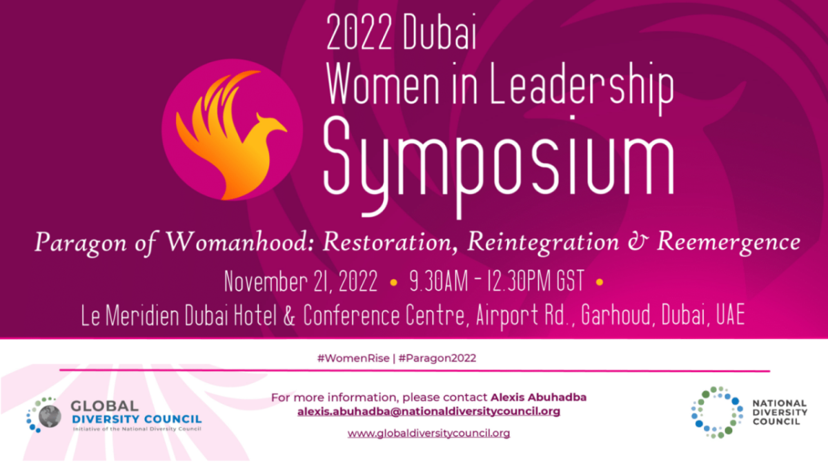 Women in Leadership Symposium flyer