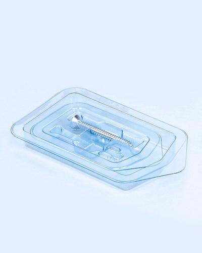 Eastar transparent medical packaging.