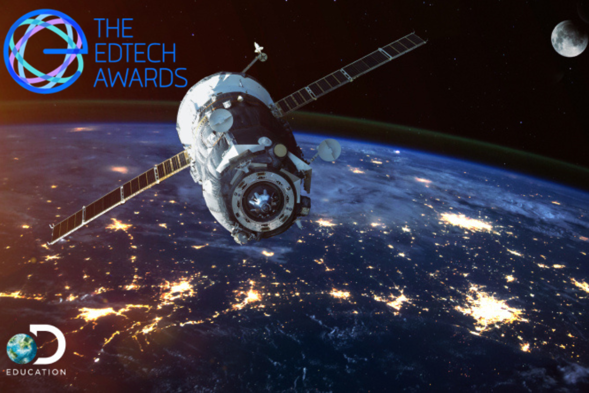 Image of space with the text 'The EDTech Awards'