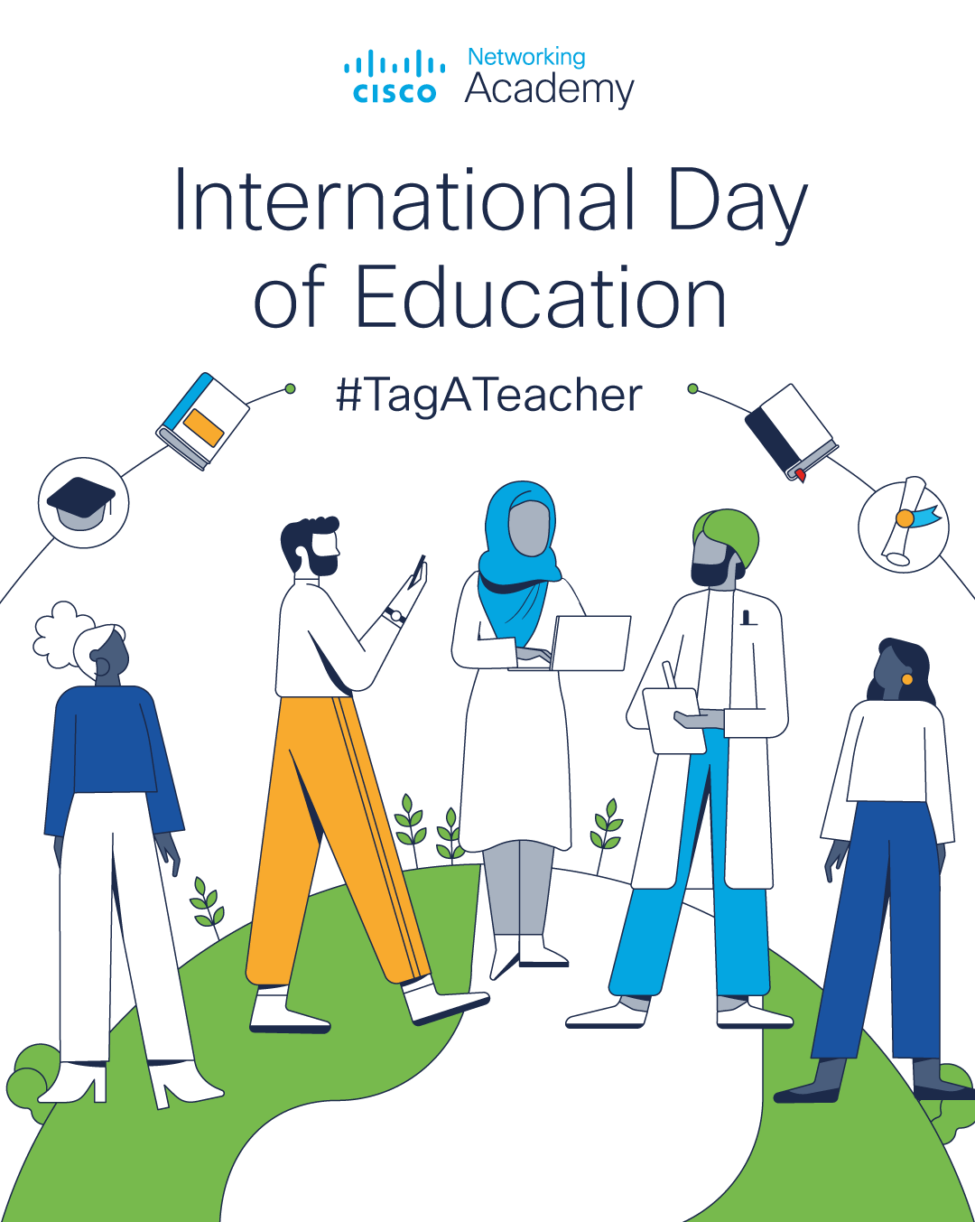 International Day of Education Illustrative banner