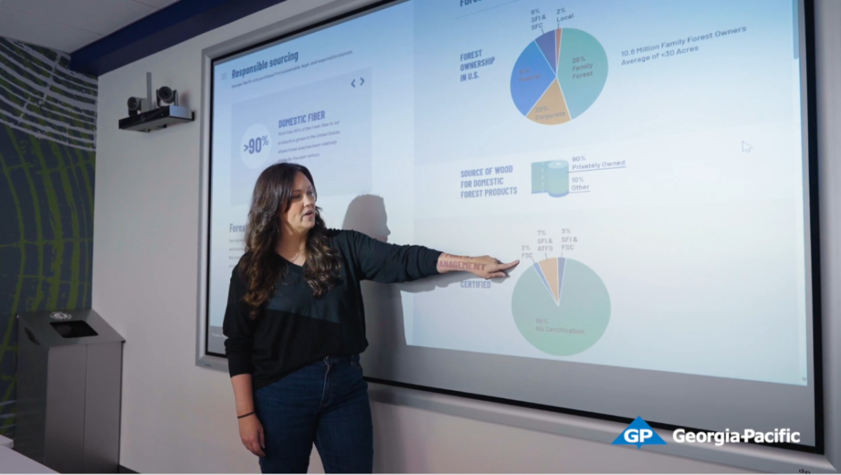 Allyson Prokes giving a presentation