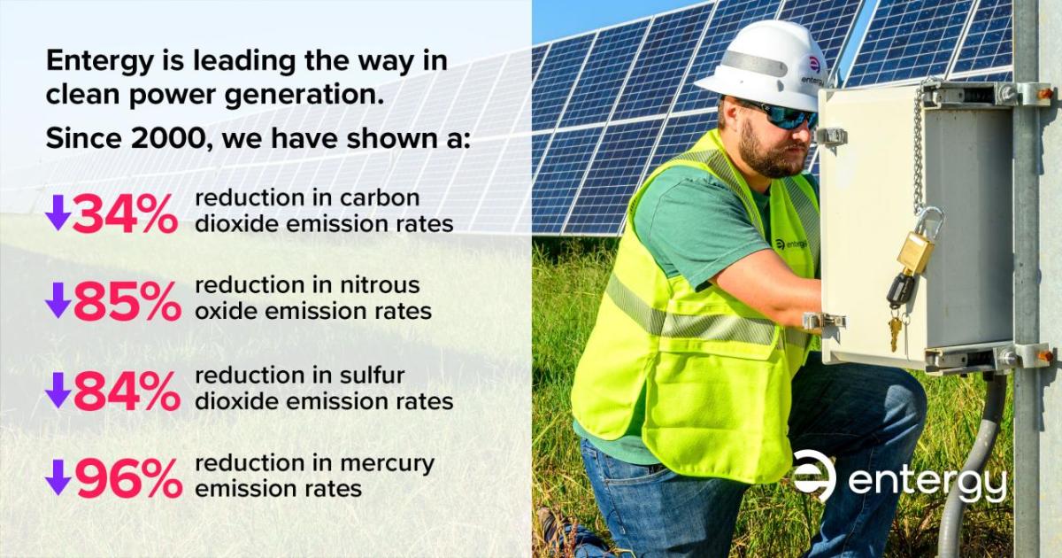 A person in a safety vest working near a solar array