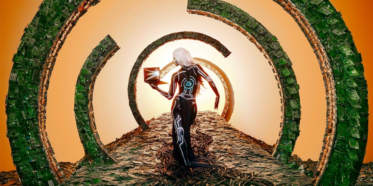Photographer Benjamin Von Wong worked with Dell to 'resurrect' 4,100 pounds electronic waste (the average created in a lifetime) into gorgeous art. Benjamin Von Wong.