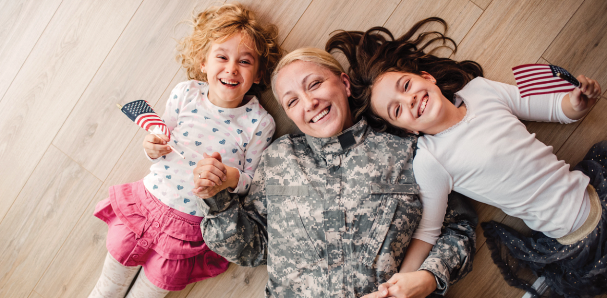 family smiling