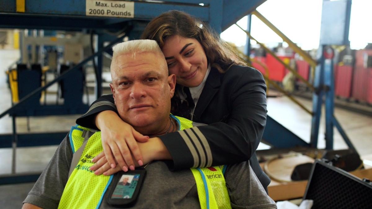 father with his daughter