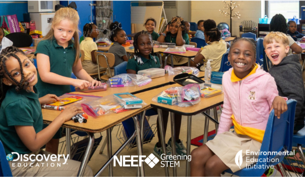 Children sitting at a table together