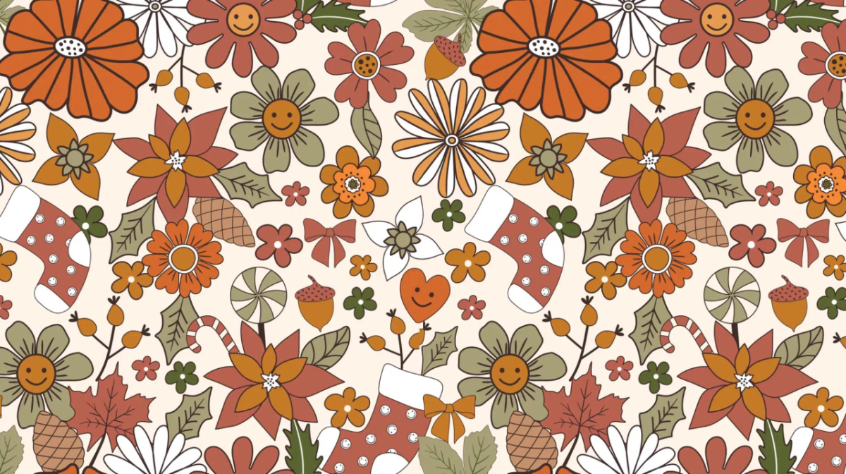 IMAGE CREDIT: GODADDY STUDIO Festive Floral background