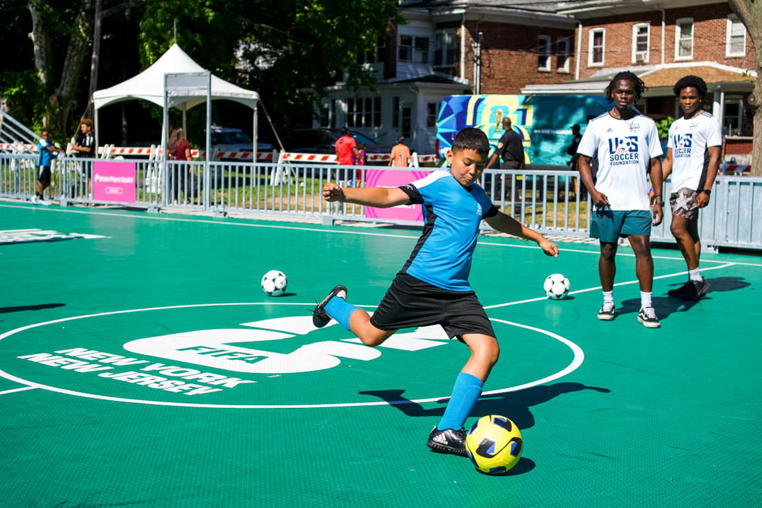 person playing soccer