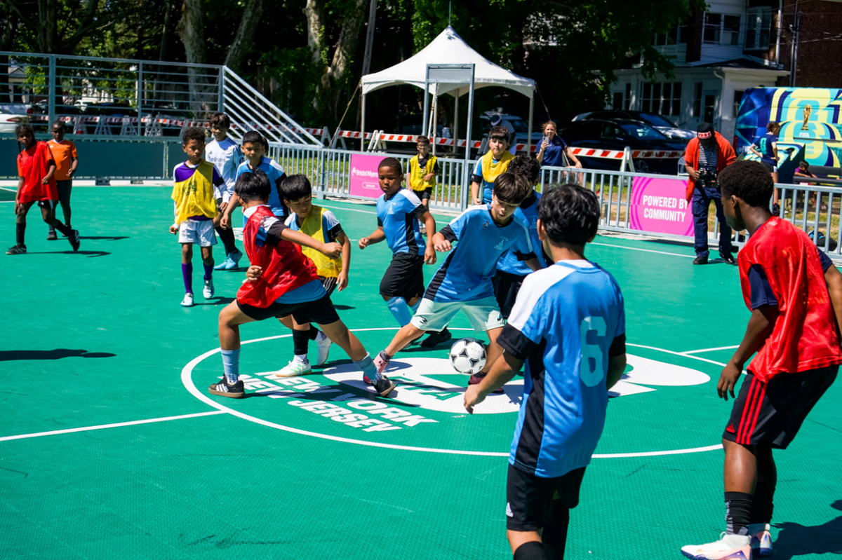 people playing soccer